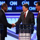 GOP presidential hopefuls at a recent debate (Getty Images)